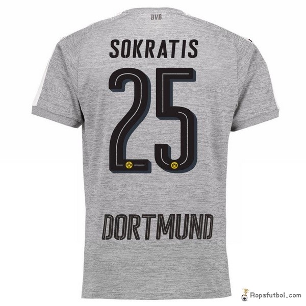 Camiseta Borussia Dortmund Replica Tercera Ropa Sokratis 2017/18